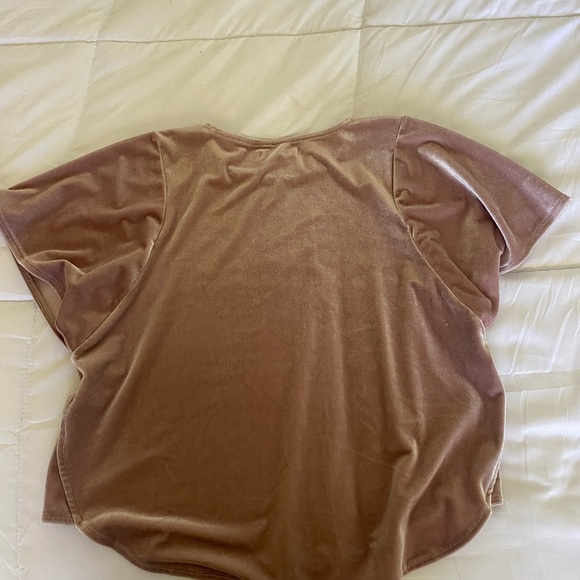 Madewell crushed velvet shirt - Picture 4 of 4